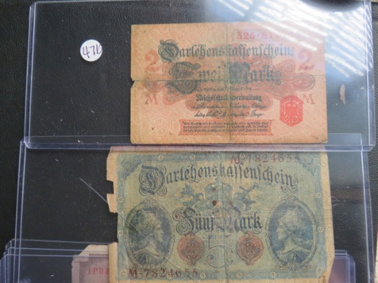 (5) Pieces Foreign Currency