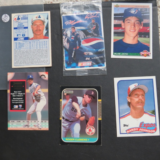 Bag of Old Sports Cards