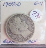 1908-D Barber Half