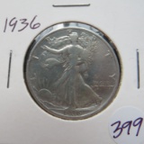 1936- Walking Liberty Half Dollar