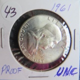 1961- Franklin Half Dollar