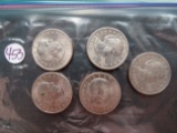 (6) 1979- Susan B Anthony Dollars
