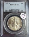 1945-D Walking Liberty Half Dollar