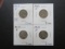 (4) 1943-P Silver WW2 era Jefferson Nickels