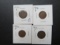 (4) 1906- Indian Head Cents