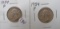 (2) 1954-P Washington Quarters