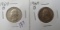 (2) 1964-D Washington Quarters
