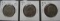 (3) 1972-P Eisenhower Dollars