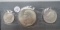 1976- US Mint Bicentennial Uncirculated Set- 3 piece silver