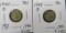 (2) 1944-D Philippines Silver Dimes