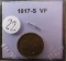 1917-S Lincoln Cent