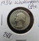 1936- Washington quarter