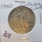 1940- Walking Liberty Half