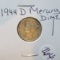 1920- Mercury Dime