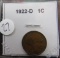 1922-D Lincoln Cent