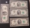 (4) 1976- 2 dollar bills