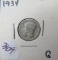 1934- Mercury Dime