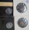 (2) 1943- Steel Lincoln Cents (2) early 1930 Lincoln Cents