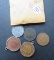(4) Indian Cents and 1 steel penny