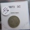 1873- Three Cent Coin