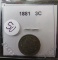 1881- Three Cent Coin
