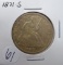 1871-S Seated Half Dollar