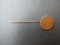 1852- $2.50 Gold Coin on a Stick Pin