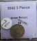 1942- GB Silver 3 Pence
