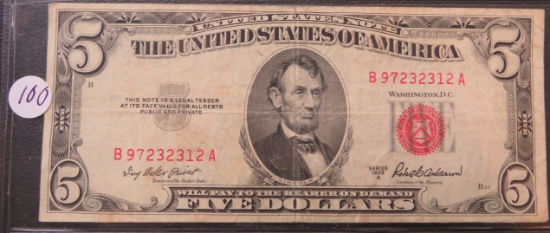 1953-A US Five Dollar Unite State Note