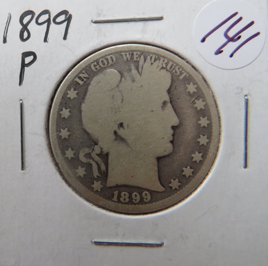 1899-P Barber Half Dollar