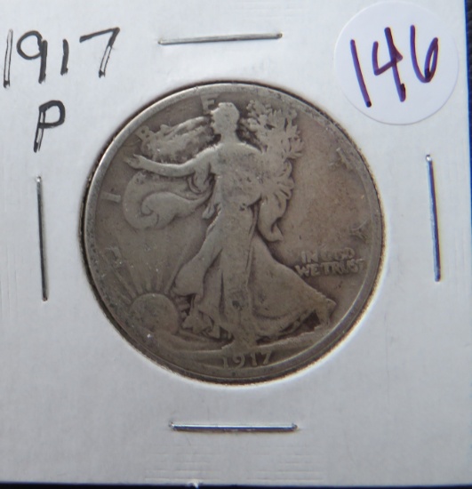 1917-P Walking Liberty Half Dollar