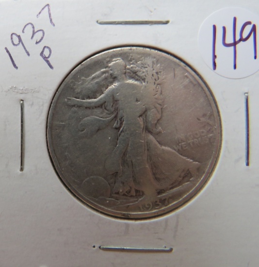 1937-P Walking Liberty Half Dollar