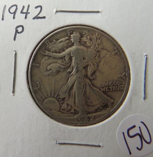 1942-P Walking Liberty Half Dollar