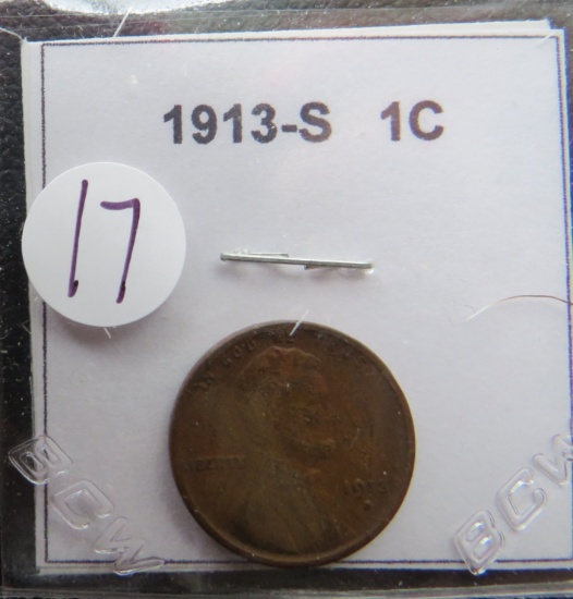 1913-S Lincoln Cent