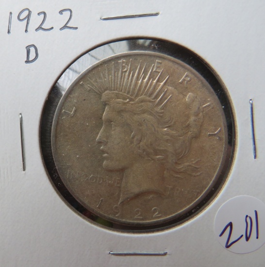 1922-D Peace Silver Dollar