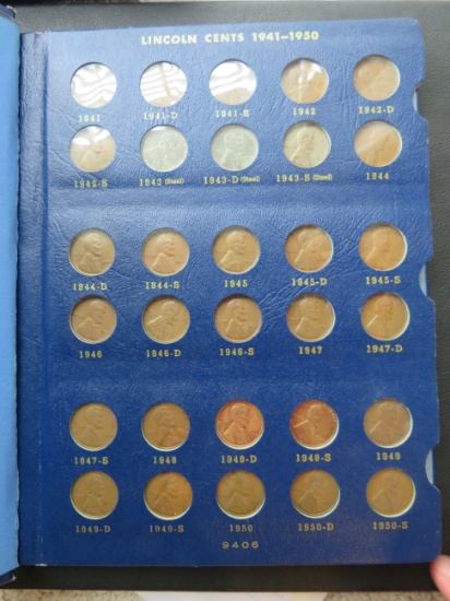 1941-1974 Full Book of Lincoln Cents