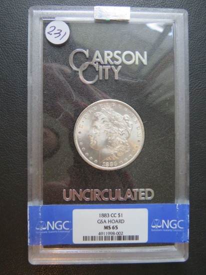 1883- Carson City Uncirculated