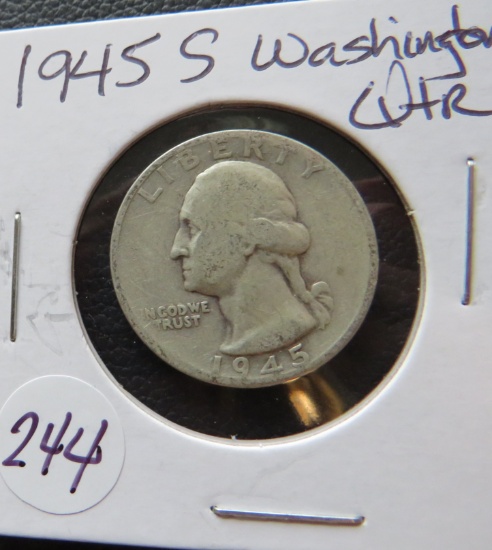 1945-S Washington Quartr