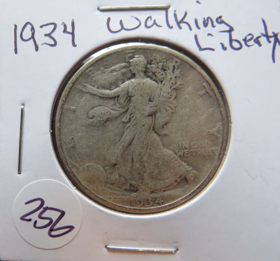 1934- Walking Liberty Half
