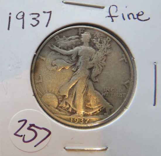 1937- Walking Liberty Half