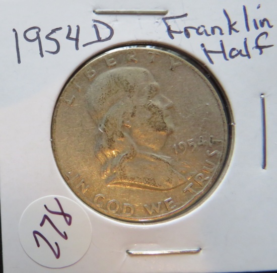 1954-D Franklin Half Dollar