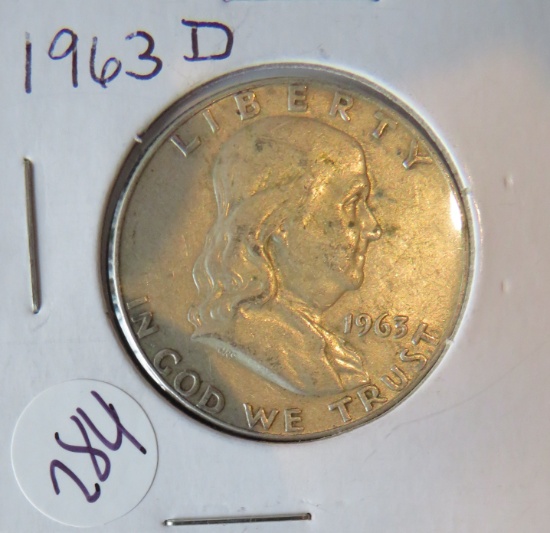 1963-D Franklin Half Dollar