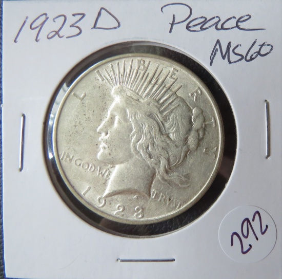 1923-D Peace Dollar