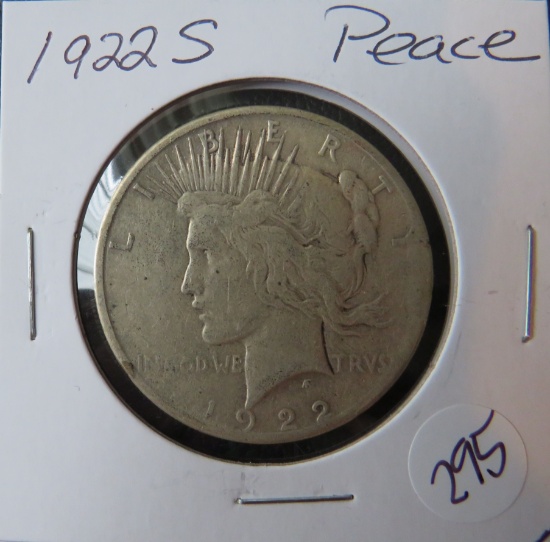 1922-S Peace Dollar