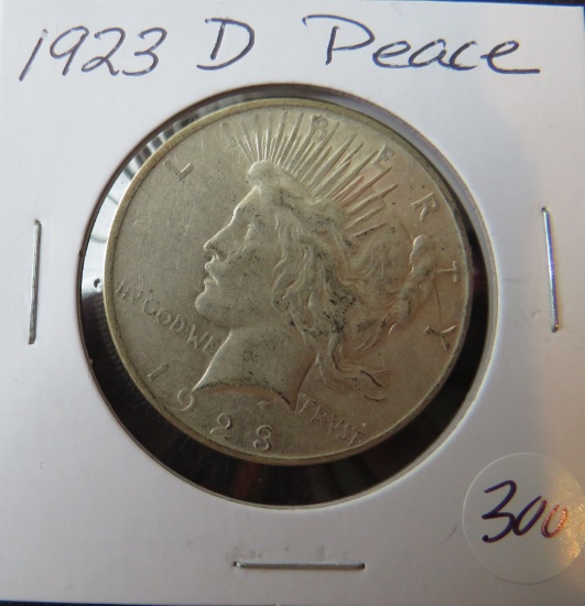 1923-D Peace Dollar