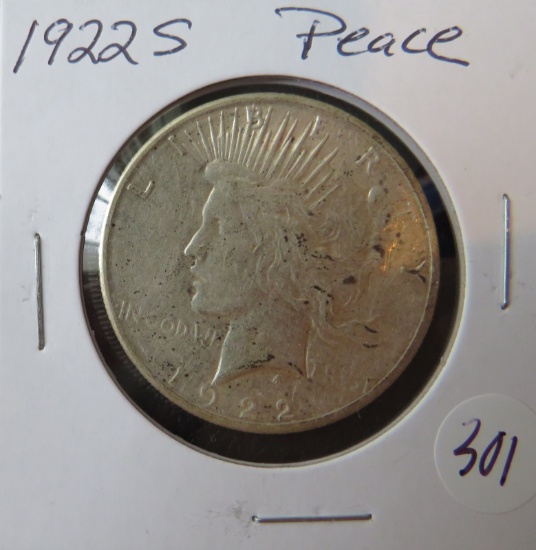 1922-S Peace Dollar