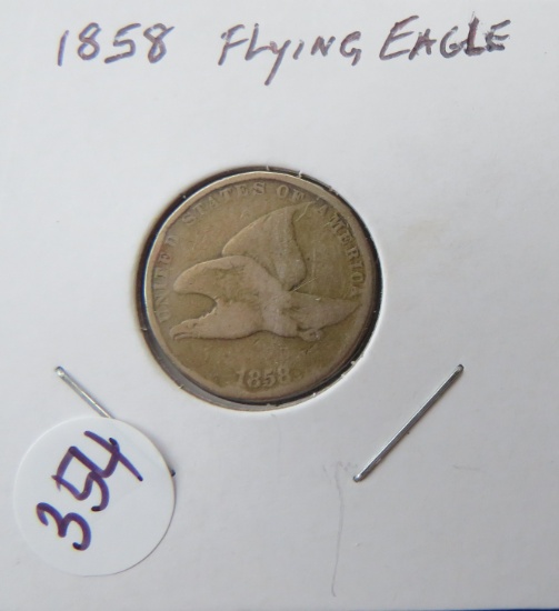 1858- Flying Eagle Cent