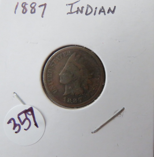 1887- Indian Head Cent
