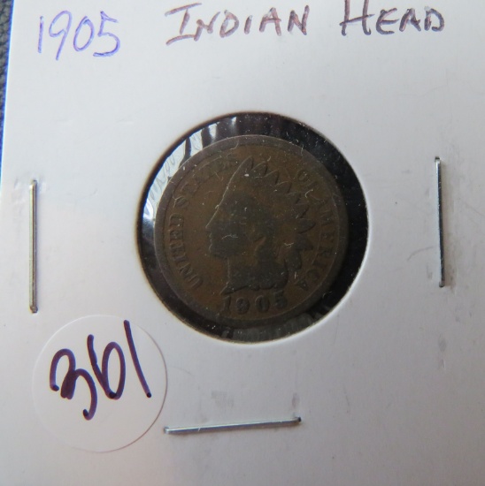 1905- Indian Head Cent