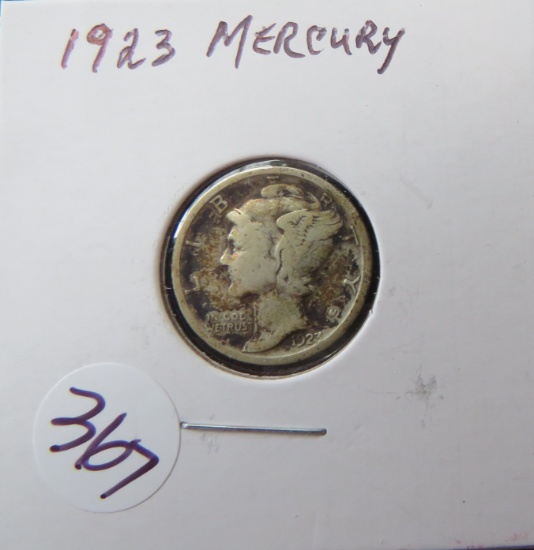 1923- Mercury Dime